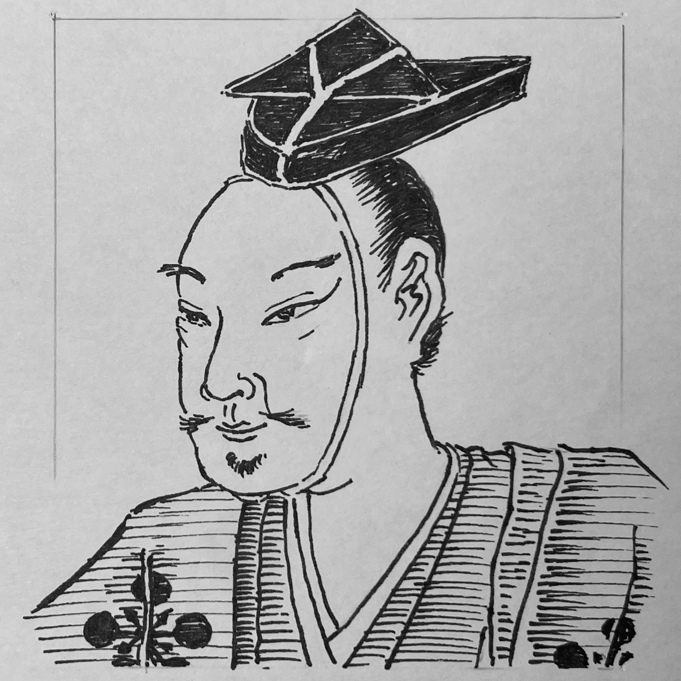 1543(もしくは1544)-1615を生きた武将・茶人。千利休の弟子として茶の湯を継ぎながら、あえて均整を崩した大胆な美意識によって独自の世界を切り拓いた革新者。関ヶ原後、徳川政権下で茶の指導的立場に就き、武と文化の双方に影響を及ぼした。整えられた秩序をそのまま受け継ぐのではなく、歪みや不完全さを取り込むことで新たな規範を創出し、人の価値観そのものに変化をもたらす。やがて大坂方との関与を疑われ切腹に至るが、その創造は後世の美意識を決定づけた。既存の型をずらすことで秩序を再構築した、その実践は「非戦の統治」における革新のかたちを示している。