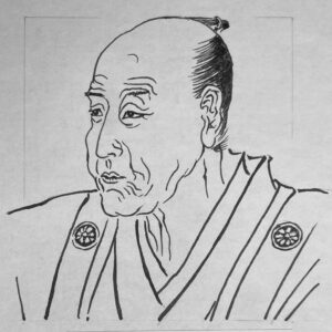 1698-1769を生きた儒学者であり蘭学者。江戸日本橋の魚問屋の家に生まれ、若くして儒学者・伊藤東涯に学び、学問を修めた。その才能を江戸町奉行・大岡忠相に認められ、幕府の書物閲覧を許されると、京都遊学時代に得た知識をもとに、飢饉に強い救荒作物としてのサツマイモ栽培を幕府へ提言する。八代将軍・徳川吉宗の享保の改革が進む中、昆陽の提案は採用され、下総国馬加村や小石川薬園などで試作が行われた。その成果によって、それまで主に薩摩藩領で栽培されていたサツマイモは、やがて関東各地へと広まっていく。昆陽は著書『蕃薯考』を著し、栽培法や利用法を広く紹介した。サツマイモは後の飢饉において多くの人々を救う作物となり、昆陽は「甘藷先生」の名で親しまれるようになる。また、古文書の収集や研究にも尽力し、さらにオランダ語の習得にも取り組んだ。幕府から長崎での蘭語研究を命じられるなど、日本蘭学の先駆者の一人として知られ、後に『解体新書』の翻訳に携わる前野良沢ら後進の学者たちが活躍する土台を築いた。戦乱ではなく、学問と実用によって人々の暮らしを支える。一つの作物を通じて飢饉という泰平の綻びを補い、民衆の命を守ろうとしたその生涯は、まさに「甘藷で泰平を繕う」にふさわしい学者であった。