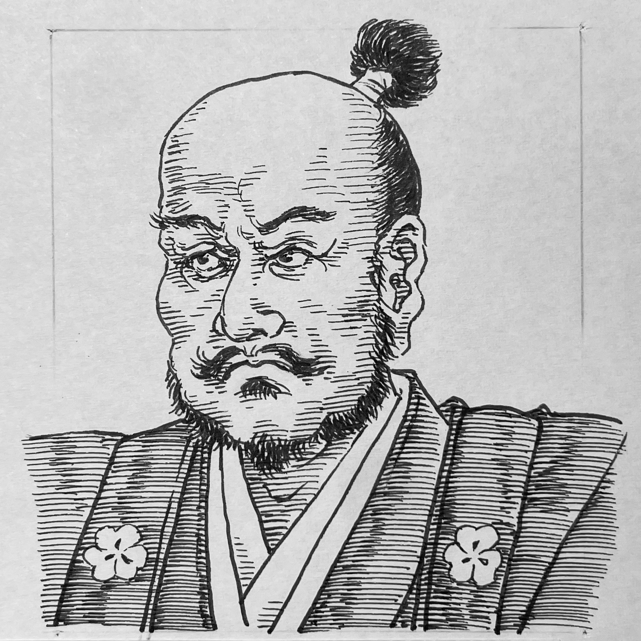 長宗我部盛親 イラストポートレート