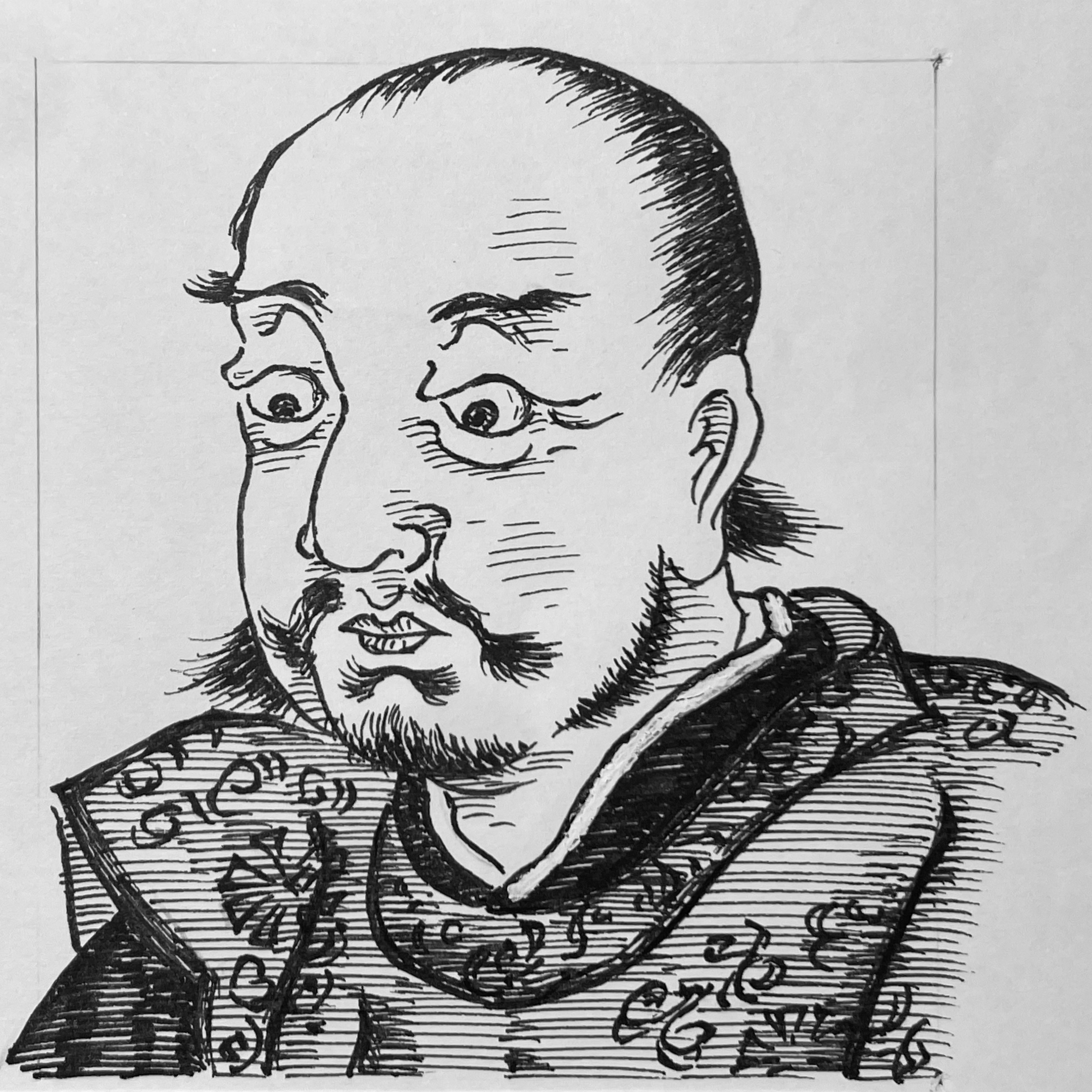 松平忠直 イラストポートレート