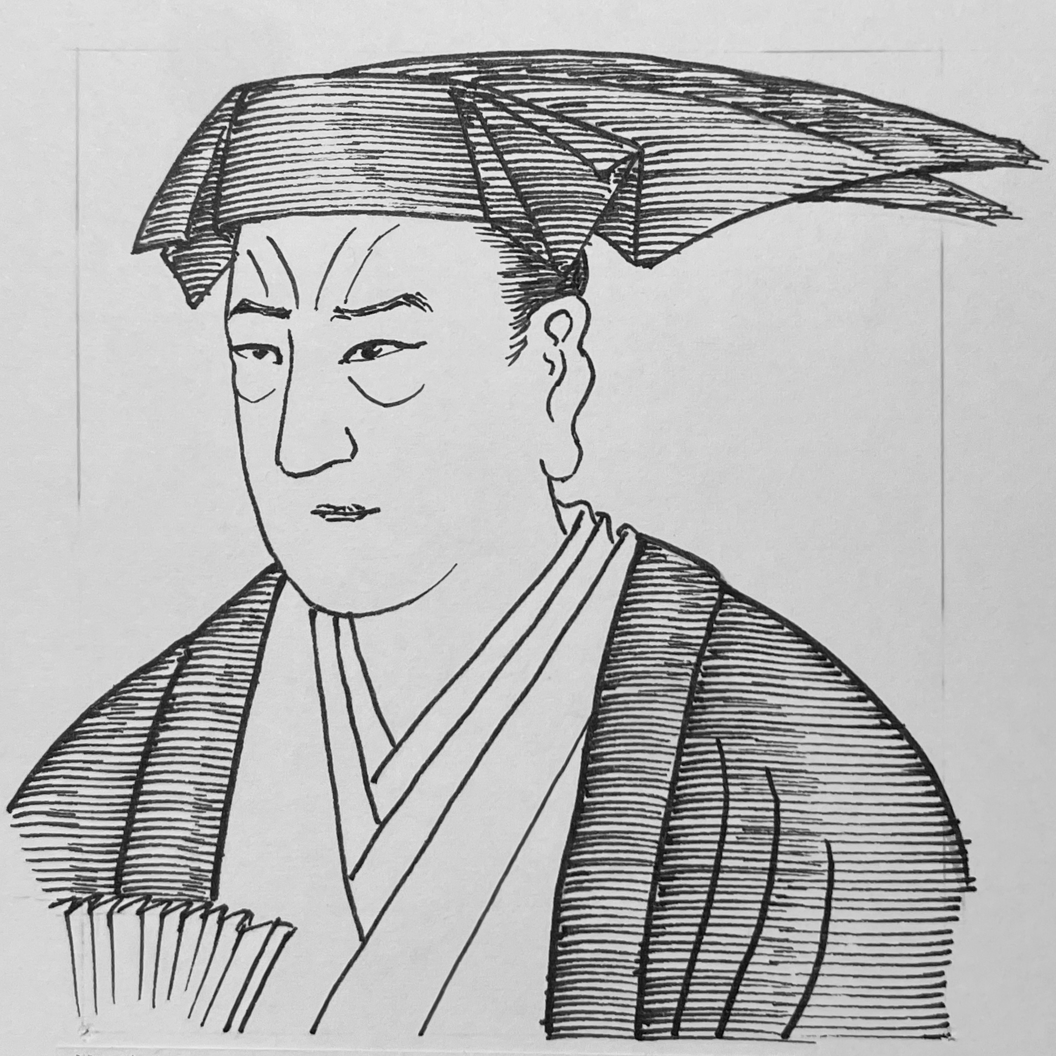 水戸光圀 イラストポートレート