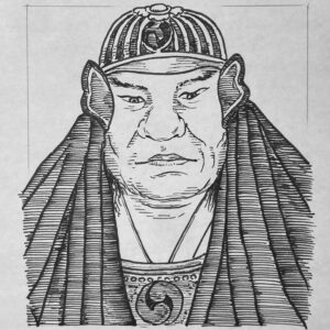 1659-1703を生きた武士。播磨赤穂藩浅野家の筆頭家老の家に生まれ、若くして家督を継いだ。平時は「昼行燈」とも評されたが、1701年、主君・浅野長矩が江戸城内で吉良義央に刃傷に及び即日切腹、赤穂藩が改易となる非常事態に直面すると、その真価を発揮する。籠城か恭順かで揺れる藩論をまとめて赤穂城を無血開城し、藩札の換金や家臣への分配にも心を配って藩の混乱を最小限に抑えた。その後は浅野家再興を幕府へ働きかけながら、江戸急進派の逸る心を抑えつつ機をうかがい続ける。しかし再興の望みが絶たれると、ついに吉良討伐を決意した。1702年12月、四十七人の同志を率いて本所の吉良邸に討ち入り、主君の無念を晴らすと、幕命に従い泉岳寺で自刃した。忍耐と統率力によって家臣団をまとめ上げ、主君の死によって生じた裂け目に忠義という形で応えたその生涯は、まさに「忠義で裂け目に応える」武士であった。
