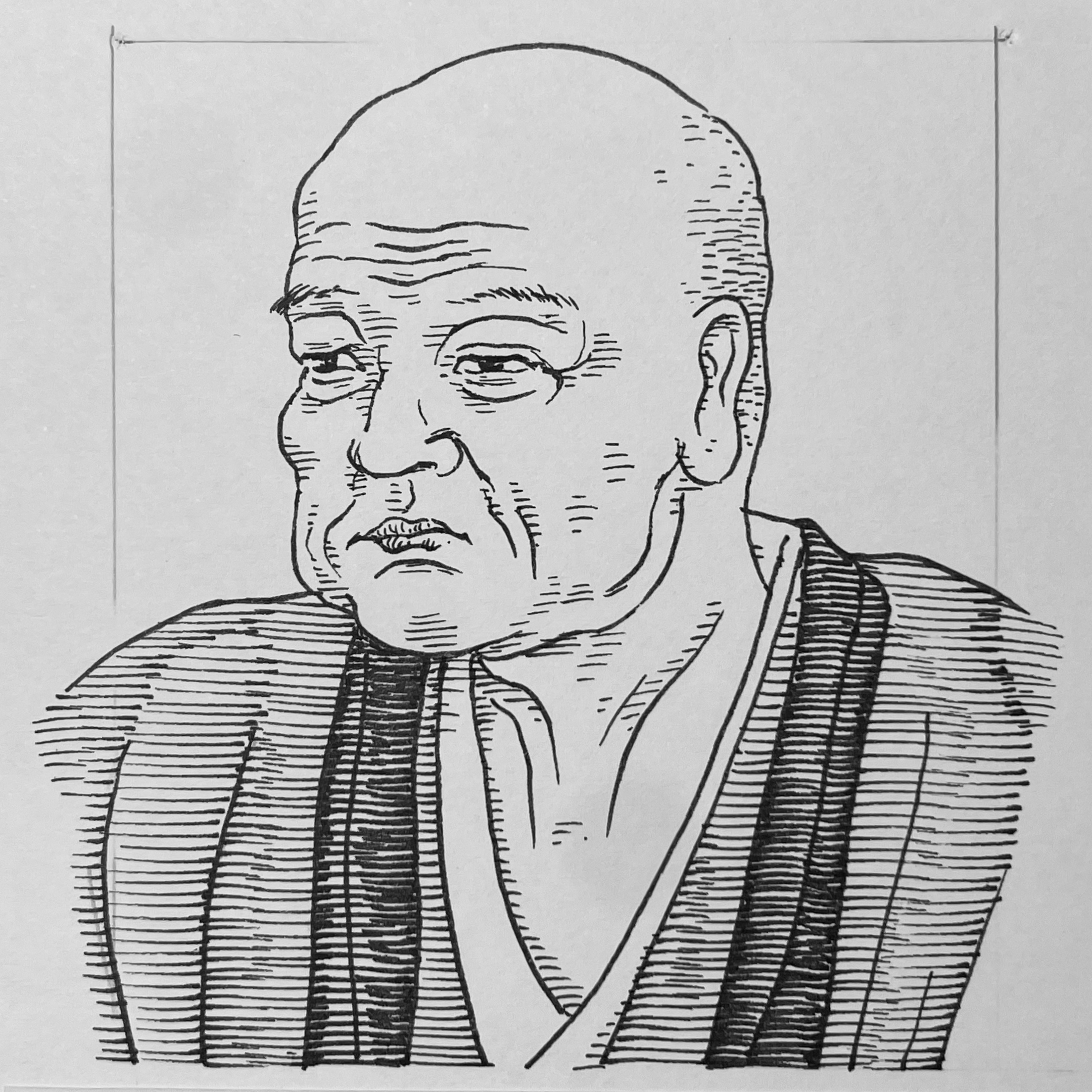 酒井忠勝 イラストポートレート