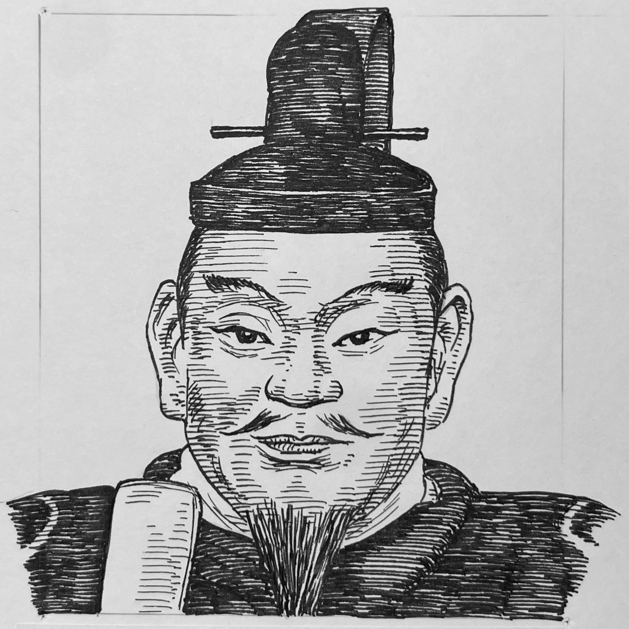 徳川頼房 イラストポートレート