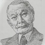 半世紀にわたりフランスに暮らし、3歳年上の画家・佐伯祐三氏の影響を受け、貧しさの中、鋭いタッチで一心不乱にパリの街を描き続けた。パリ市長に“最もフランス的な日本人”と称され、フランスの最高勲章、レジオン・ド・ヌール勲章を受賞 1901-1986を生きた愛知県出身の洋画家