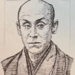 1844-1903を生きた歌舞伎役者の屋号は音羽屋、二代目市村羽左衛門を襲名し、その後尾上菊五郎を襲名。 九代目市川團十郎、初代市川左團次とともに「團菊左時代」を築く。世話物（江戸時代に生きている人たちを題材にした社会・現代劇）を得意と、江戸っ子気質を余すところなく披露した。