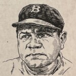 Babe Ruth ベーブ・ルース アメリカ合衆国出身 1895-1948 メジャーリーグベースボール選手。通算成績、野手ではホームラン数714本・打率は脅威の3割4分2厘、投手では白星94勝の勝率6割7分1厘。1934年日米野球興行のため来日し今の野球人気原点をつくった。 1895-1948を生きたメジャーリーグベースボール選手。通算成績、野手ではホームラン数714本・打率は脅威の3割4分2厘、投手では白星94勝の勝率6割7分1厘。1934年日米野球興行のため来日し今の野球人気原点をつくった。