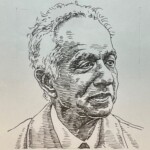 スブラマニアン・チャンドラセカール Subrahmanyan Chandrasekhar パキスタン出身(当時の英国領インド帝国) 1910-1995 天文学・物理学者は1930年ケンブリッジ大学留学時にブラックホールの存在を初めて理論的に導き出す。その結果は権力により息を潜めるが1983年その後発表した数々の研究成果によりノーベル物理学賞を受賞。 1910-1995を生きた天文学・物理学者は1930年ケンブリッジ大学留学時にブラックホールの存在を初めて理論的に導き出す。その結果は権力により息を潜めるが1983年その後発表した数々の研究成果によりノーベル物理学賞を受賞。