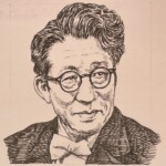 東海林太郎 Taro Shoji 秋田県出身 1898-1972 遅咲きの歌手は大学卒業後、満州鉄道入社。その後夢であった歌手を目指しクラシック歌手としてデビュー。その後戦果の色濃くなる時と同じくしてヒット歌謡曲を連発し国民人気歌手の座を射止める。戦後は癌を患い闘病しながらも直立不動の姿勢、独特の髪型、特徴的なロイド眼鏡は健在、歌謡界初の紫綬褒章受賞をはたした。 1898-1972を生きた遅咲きの歌手は大学卒業後、満州鉄道入社。その後夢であった歌手を目指しクラシック歌手としてデビュー。その後戦果の色濃くなる時と同じくしてヒット歌謡曲を連発し国民人気歌手の座を射止める。戦後は癌を患い闘病しながらも直立不動の姿勢、独特の髪型、特徴的なロイド眼鏡は健在、歌謡界初の紫綬褒章受賞をはたした。