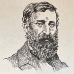 ヘンリー・デイヴィッド・ソロー Henry David Thoreau USA出身 1817-1862 文学家であり哲学者。トランセンデンタリズム運動(超越主義者)の一翼を担い、個人の内面的な経験や直感を重要視し、自然との調和、個人の直感的な知識、社会的な改革を唱えた。代表作「ウォールデン、または森の生活」では、自身が小屋で過ごした2年間の経験を通じて自然の美と哲学的な思想を著す。そして個人の良心に従うことの重要性を説き、不正義な政府の法律に対する非協力の立場をCivil Disobedience(市民的不服従)として訴え、後の社会運動や抗議活動に影響を与えたとされている。 1817-1862を生きた文学家であり哲学者。トランセンデンタリズム運動(超越主義者)の一翼を担い、個人の内面的な経験や直感を重要視し、自然との調和、個人の直感的な知識、社会的な改革を唱えた。代表作「ウォールデン、または森の生活」では、自身が小屋で過ごした2年間の経験を通じて自然の美と哲学的な思想を著す。そして個人の良心に従うことの重要性を説き、不正義な政府の法律に対する非協力の立場をCivil Disobedience(市民的不服従)として訴え、後の社会運動や抗議活動に影響を与えたとされている。