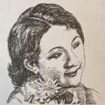 1911-1984を生きた歌手。東京音楽学校(現、東京藝術大学声楽科)卒業、その後覆面歌手「ミス・コロムビア」として1933(昭和8)年浮草の唄でデビュー。同年松竹蒲田映画「十九の春」の主題歌を大ヒットさせコロムビアの看板歌手となる。その後生涯と共にするデビューまもない霧島昇と松竹映画「愛染かつら」の主題歌旅の夜風をカップリングし黄金期を迎えた。