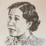 四家文子 Fumiko Yotsuya 東京都出身 1906-1981 音楽家。東京音楽学校(現、東京藝術大学声楽科)1928(昭和3)年首席卒業。柳宗悦の妻であり声楽家の柳兼子、ドイツ人声楽家のネトケ・レーヴェに師事。この時皇后陛下の前でのベートーベンの荘厳ミサをアルト独唱者として抜擢される。その後歌謡界でも活躍し「銀座の柳」は大ヒットとなる。また「美しい日本語で歌われる香り高い日本の歌を人々の中に波のように広げよう」という運動を起こし、国語学者の金田一春彦らに呼びかけて「波の会」を結成。現在の日本歌曲振興波の会となっている。
明治時代の初めに銀座の名物であったヤナギは、関東大震災で焼失するも佐藤千夜子の唄う「東京行進曲」に続き四家歌う大ヒット曲「銀座の柳」で復活を果たした。 1906-1981を生きた音楽家。東京音楽学校(現、東京藝術大学声楽科)1928(昭和3)年首席卒業。柳宗悦の妻であり声楽家の柳兼子、ドイツ人声楽家のネトケ・レーヴェに師事。この時皇后陛下の前でのベートーベンの荘厳ミサをアルト独唱者として抜擢される。その後歌謡界でも活躍し「銀座の柳」は大ヒットとなる。また「美しい日本語で歌われる香り高い日本の歌を人々の中に波のように広げよう」という運動を起こし、国語学者の金田一春彦らに呼びかけて「波の会」を結成。現在の日本歌曲振興波の会となっている。 明治時代の初めに銀座の名物であったヤナギは、関東大震災で焼失するも佐藤千夜子の唄う「東京行進曲」に続き四家歌う大ヒット曲「銀座の柳」で復活を果たした。