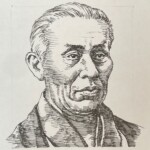 狩野芳崖 Kano Hogai 山口県出身 1828-1888 絵師であり日本画家。江戸幕府奥絵師木挽町家に学びその腕は門下一となる。明治維新後、不遇な時代を過ごしたが内国絵画共進会でお雇い外国人として来日していたフェノロサにその才能を見出され、新日本画運動の中心人物となる。岡倉天心、フェノロサが創立に尽力した東京美術大学の初代日本画教授に内定するも持病の悪化で他界。その後は木挽町家の同門橋本雅邦が芳崖を引き継ぎ日本画の発展に情熱を注いだ。 1828-1888を生きた絵師であり日本画家。江戸幕府奥絵師木挽町家に学びその腕は門下一となる。明治維新後、不遇な時代を過ごしたが内国絵画共進会でお雇い外国人として来日していたフェノロサにその才能を見出され、新日本画運動の中心人物となる。岡倉天心、フェノロサが創立に尽力した東京美術大学の初代日本画教授に内定するも持病の悪化で他界。その後は木挽町家の同門橋本雅邦が芳崖を引き継ぎ日本画の発展に情熱を注いだ。