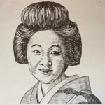 小唄勝太郎 Katsutaro Kouta 新潟県出身 1904-1974 歌手であり葭町花街芸者。芸者姿で戦前の歌謡界に一時代を築く。1932(昭和7)年独特の節回し♪ハア〜で始まる「島の娘」は空前の大ヒット。そして33(昭和8)年夏にその前年に発売された都会的な盆踊り曲「丸の内音頭」に手を加えた「東京音頭」を三島一声とのデュエットで発売。その後、またなく間に全国に広がり。盆踊りといえば東京音頭と日本の盆踊りシーン定着。それまでの妓籍から一線を画し、小唄不二派の家元として小唄勝太郎が誕生した。 1904-1974を生きた歌手であり葭町花街芸者。芸者姿で戦前の歌謡界に一時代を築く。1932(昭和7)年独特の節回し♪ハア〜で始まる「島の娘」は空前の大ヒット。そして33(昭和8)年夏にその前年に発売された都会的な盆踊り曲「丸の内音頭」に手を加えた「東京音頭」を三島一声とのデュエットで発売。その後、またなく間に全国に広がり。盆踊りといえば東京音頭と日本の盆踊りシーン定着。それまでの妓籍から一線を画し、小唄不二派の家元として小唄勝太郎が誕生した。