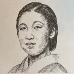 1917-1996を生きた歌手。上京後頼る親戚の不渡りにより芸妓の道へ。浅草で清元を延千嘉、小唄を春日とよ、民謡を菊池淡水に学び、1934(昭和9)年3月より日東蓄音器(ニットーレコード、現:日本マーキュリー)専属歌手となり同年6月10日「水兵ぶし」などでラヂオデビュー。1937(昭和12年)年公開映画「うちの女房にゃ髭がある」の主題歌として、同名曲と共に発売された「あゝそれなのに」が90万枚を超える大ヒットとなり、人気歌手に上り詰める。 戦後は女剣劇四天王のひとり、中野弘子とコンビを組み競演。 ※水兵ぶしは、美ち奴、塩原秩峰のデュオ ※女剣劇四天王 不二洋子、大江美智子、浅香光代、中野弘子