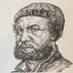 ハンス・ホルバイン Hans Holbein the Younger ドイツ出身 1497-1543 画家。ハンスの父はデューラー以前の画家で後期ゴシックで活躍し、その息子であるハンスは父の技法に加え写実性を高めた人物画を描き、その中でも肖像画を得意とした。デューラーとともにドイツ・ルネサンスを築く。
※出生を1497年とさせていただきます 1497-1543を生きた画家。ハンスの父はデューラー以前の画家で後期ゴシックで活躍し、その息子であるハンスは父の技法に加え写実性を高めた人物画を描き、その中でも肖像画を得意とした。デューラーとともにドイツ・ルネサンスを築く。