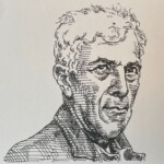 ジョルジュ・ブラック Georges Braque フランス出身 1882-1963 画家。パブロ・ピカソと共にキュビズムを作り上げた。その作風は印象派からスタートし、その後マティスなどに影響を受け、フォーヴィズムに傾倒。そしてセザンヌの幾何学な立体表現を応用し、平面空間に立体を積み上げるキュビズムの道を歩んだ。 1882-1963を生きた画家。パブロ・ピカソと共にキュビズムを作り上げた。その作風は印象派からスタートし、その後マティスなどに影響を受け、フォーヴィズムに傾倒。そしてセザンヌの幾何学な立体表現を応用し、平面空間に立体を積み上げるキュビズムの道を歩んだ。