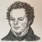 フランツ・シューベルト Franz Schubert オーストリア出身 1797-1828 作曲家。それまで器楽曲が絶対の時代に、ライヒャルトそしてゲーテなどが草創したリート(歌曲)を継承し、詩と音楽の見事な調和により芸術分野にまでその価値を高めた。その作曲数は600曲を超え、その作品1として18歳で完成させた魔王(D328)はゲーテの詩を用いたリート代表作品となっている。器楽曲作品では交響曲未完成(D759)が圧倒的な存在感を今も聴く人に与える作品。31歳10ヶ月で早世したその才能はシューマン、ブラームスにロマン派音楽として受け継がれることになる。 1797-1828を生きた作曲家。それまで器楽曲が絶対の時代に、ライヒャルトそしてゲーテなどが草創したリート(歌曲)を継承し、詩と音楽の見事な調和により芸術分野にまでその価値を高めた。その作曲数は600曲を超え、その作品1として18歳で完成させた魔王(D328)はゲーテの詩を用いたリート代表作品となっている。器楽曲作品では交響曲未完成(D759)が圧倒的な存在感を今も聴く人に与える作品。31歳10ヶ月で早世したその才能はシューマン、ブラームスにロマン派音楽として受け継がれることになる。
