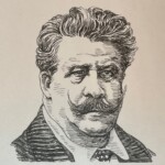 ルッジェーロ・レオンカヴァッロ Ruggero Leoncavallo イタリア出身 1857-1919 作曲家。当時のイタリアに興ったヴェリズモの影響によりマスカーニ作曲Cavalleria rusticanaがヴェリズモ・オペラとして認められてことにより、Pagliacci(1892年)を作曲し大成功を収めた。その作品のアリア「Vesti la giubba」は100万枚のレコードを売り上げ、当時最も売れたとされる。1897年にはライバル、プッチーニ作品と同名のオペラ La bohèmeで勝負するも、その結果は満足できるものではなかった。 1857-1919を生きた作曲家。当時のイタリアに興ったヴェリズモの影響によりマスカーニ作曲Cavalleria rusticanaがヴェリズモ・オペラとして認められてことにより、Pagliacci(1892年)を作曲し大成功を収めた。その作品のアリア「Vesti la giubba」は100万枚のレコードを売り上げ、当時最も売れたとされる。1897年にはライバル、プッチーニ作品と同名のオペラ La bohèmeで勝負するも、その結果は満足できるものではなかった。