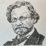 アウグスト・ヴィルヘルム・フォン・ホフマン August Wilhelm von Hofmann ドイツ出身 1818-1892 化学者。Liebig(1803-1873)に化学を学び、広い有機化学の分野で研究を行い、多くの化学者を育てた。世界初となる合成染料モーブ(Mauve)の発見者Perkin(1838-1907)や、日本から留学した長井長義などもその一人であった。 1818-1892を生きた化学者。Liebig(1803-1873)に化学を学び、広い有機化学の分野で研究を行い、多くの化学者を育てた。世界初となる合成染料モーブ(Mauve)の発見者Perkin(1838-1907)や、日本から留学した長井長義などもその一人であった。