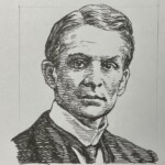 フレデリック・ソディ Frederick Soddy 英国出身 1877-1956 化学者。放射性元素の研究を通じてアルファ・ベータ・ガンマ崩壊の各過程を明らかにし、放射性崩壊のメカニズムを解明した。また同位体の概念を提唱し、1921年ノーベル化学賞を受賞。第一次世界大戦以降、核エネルギーの軍事利用の可能性を指摘し、科学者の責任や教育のあり方に関する哲学的考察を深めた。これらの業績は現代の核物理学や放射医学の基礎となり放射化学の父と称されている。 1877-1956を生きた化学者。放射性元素の研究を通じてアルファ・ベータ・ガンマ崩壊の各過程を明らかにし、放射性崩壊のメカニズムを解明した。また同位体の概念を提唱し、1921年ノーベル化学賞を受賞。第一次世界大戦以降、核エネルギーの軍事利用の可能性を指摘し、科学者の責任や教育のあり方に関する哲学的考察を深めた。これらの業績は現代の核物理学や放射医学の基礎となり放射化学の父と称されている。