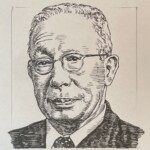 鳥井信治郎 Shinjiro Torii 大阪府出身 1879-1962 経営者であり実業家。1899(明治32)年、大阪で鳥井商店を開業し、その後赤玉ポートワインを発売し大ヒット商品となる。1921(大正10)年に寿屋(現サントリー)を設立し、1929(昭和4)年に日本初の本格的国産ウイスキー「サントリーウヰスキー白札」の製造に成功した。販売宣伝にも革新的な手法を取り入れ、その経営手腕とマーケティング戦略により、サントリーを日本を代表する飲料メーカーへと導いた。 1879-1962を生きた経営者であり実業家。1899(明治32)年、大阪で鳥井商店を開業し、その後赤玉ポートワインを発売し大ヒット商品となる。1921(大正10)年に寿屋(現サントリー)を設立し、1929(昭和4)年に日本初の本格的国産ウイスキー「サントリーウヰスキー白札」の製造に成功した。販売宣伝にも革新的な手法を取り入れ、その経営手腕とマーケティング戦略により、サントリーを日本を代表する飲料メーカーへと導いた。