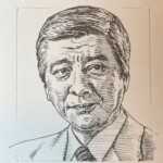 塚本幸一 Koichi Tsukamoto 宮城県出身 1920-1998 経営者であり実業家。第二次大戦ではインパール作戦に参加し、九死に一生を得て復員。1946(昭和21)年に京都で婦人洋装装身具卸の和江商事(現、ワコール)を設立し、社長に就任。下着のファッション化の波に乗り、急成長を遂げた。京都商工会議所会頭や日本商工会議所副会頭も務めた。 1920-1998を生きた経営者であり実業家。第二次大戦ではインパール作戦に参加し、九死に一生を得て復員。1946(昭和21)年に京都で婦人洋装装身具卸の和江商事(現、ワコール)を設立し、社長に就任。下着のファッション化の波に乗り、急成長を遂げた。京都商工会議所会頭や日本商工会議所副会頭も務めた。