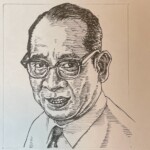 安藤百福 Momofuku Ando 中華民国(台湾)出身 1910-2007 経営者であり実業家。1936(昭和11)年に東洋メリヤスを設立し、1948(昭和23)年には食品販売の中交総社を設立。1958(昭和33)年に急速油熱乾燥法により世界初の即席ラーメン「チキンラーメン」の商品化に成功し、同年に日清食品と社名変更し、社長に就任。その後「カップヌードル」を発売した。日本即席食品工業協会会長も務めている。 1910-2007を生きた経営者であり実業家。1936(昭和11)年に東洋メリヤスを設立し、1948(昭和23)年には食品販売の中交総社を設立。1958(昭和33)年に急速油熱乾燥法により世界初の即席ラーメン「チキンラーメン」の商品化に成功し、同年に日清食品と社名変更し、社長に就任。その後「カップヌードル」を発売した。日本即席食品工業協会会長も務めている。